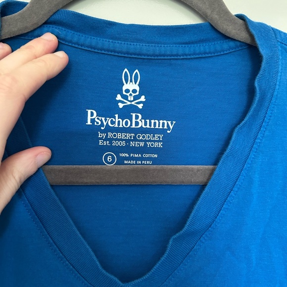 Psycho Bunny Blue Short Sleeve Tee - Picture 5 of 5